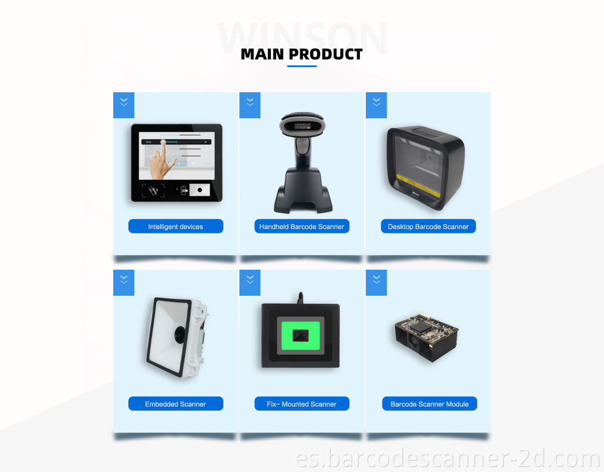 USB Embedded Wired barcode scanner